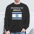Christians For Israel Sweatshirt Gifts for Old Men