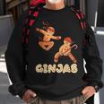 Christmas Ginjas Ninja Gingerbread Man Sweatshirt Gifts for Old Men