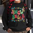 Christmas Red Plaid Jingle Bells Christmas Family Pajama Sweatshirt Gifts for Old Men