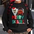 Christmas Santa Skibidi Toilet Cameraman Speakerman Tvman Sweatshirt Gifts for Old Men