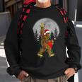 Christmas Sasquatch Rock Roll Carrying Bag Bigfoot Sweatshirt Gifts for Old Men