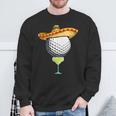 Cinco De Mayo Golf Ball With Sombrero And Margarita Golfer Sweatshirt Gifts for Old Men