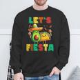 Cinco De Mayo Let's Fiesta Avocado And Tacos Cinco De Mayo Sweatshirt Gifts for Old Men