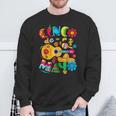 Cinco De Mayo Mexican Taco Guitar Fiesta Cinco De Mayo Sweatshirt Gifts for Old Men