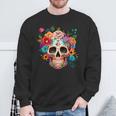 Cinco De Mayo Sugar Skull Day Of The Dead Mexican Fiesta Sweatshirt Gifts for Old Men