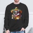 Cinco De Meow Cat Taco Mexican Fiesta Sweatshirt Gifts for Old Men