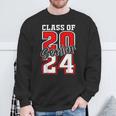 Class Of 2024 Senior 24 High School Graduation Party Sweatshirt Gifts for Old Men