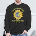 Cleveland Ohio Path Totality Solar Eclipse April 2024 Merch Sweatshirt Gifts for Old Men