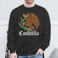 Coahuila Mexico With Mexican Eagle Coahuila Sweatshirt Gifts for Old Men