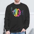 Colorful Phish-Jam Tie-Dye For Fisherman Fish Graphic Sweatshirt Gifts for Old Men