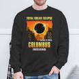Columbus Indiana 2024 Total Solar Eclipse Sweatshirt Gifts for Old Men