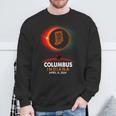 Columbus Indiana Total Solar Eclipse 2024 Sweatshirt Gifts for Old Men
