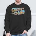 Coney Island New York Ny Vintage Retro Souvenir Sweatshirt Gifts for Old Men