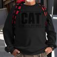 Construction Machines Cat I Love Diesel Power Driver Machineist Sweatshirt Gifts for Old Men