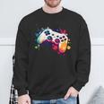 Control All The Things Video Game Controller Gamer Boys Men Sweatshirt Gifts for Old Men