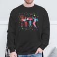 Cool African American 80'S Ns Retro Fashion Disco Culture Sweatshirt Gifts for Old Men