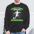 Cool Boys Spielen Fußball Football Sweatshirt Geschenke für alte Männer