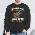 Cool Grandpa Play Dart Darts Rentner Dart Slogan Sweatshirt Geschenke für alte Männer