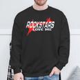 Cool Rockstars Love Me Rock Music Lovers Quote Bold Band Sweatshirt Gifts for Old Men