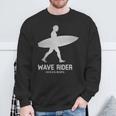 Cool Surfing Wave Rider Sweatshirt Gifts for Old Men