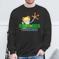 Costa Rica Tree Frog Souvenir Sweatshirt Gifts for Old Men