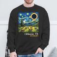 Countryside Total Solar Eclipse Cleburne Texas Sweatshirt Gifts for Old Men