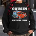 Cousin Birthday Crew Race Car Racing Car Driver Sweatshirt Gifts for Old Men