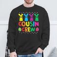 Cousin Crew Bunny Rabbit Easter Day Eggs Hunting Squad Sweatshirt Gifts for Old Men