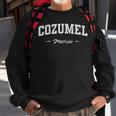 Cozumel Mexico Sport Souvenir Sweatshirt Gifts for Old Men