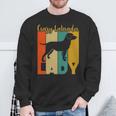 Crazy Labrador Retriever Lady Vintage Sweatshirt Gifts for Old Men