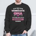 Crazy Oma Alle Gewart Habe Saying Sweatshirt Geschenke für alte Männer
