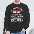 Croatia Hrvatska Cevapcici Croatia Sweatshirt Geschenke für alte Männer