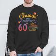 Cruisin' Into 60 Est 1964 60Th Birthday Cruise Cruising Sweatshirt Gifts for Old Men