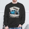 Custom Car Enthusiasts Retro Hotrod Vintage Hot Rod Sweatshirt Gifts for Old Men