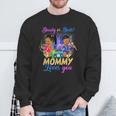 Cute Beauty Or Beat Mommy Loves You Gender Reveal Party Sweatshirt Gifts for Old Men