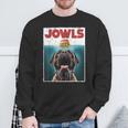 Cute English Mastiff Jowls Burger Bullmastiff Dog Mom Dad Sweatshirt Gifts for Old Men