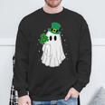 Cute Ghost Lucky St Patrick's Day Costume Boujee Boo-Jee Sweatshirt Gifts for Old Men