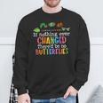Cute Hungry Caterpillar Transformation Back To School Book Sweatshirt Gifts for Old Men
