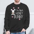 Cute I'm Your Honey Bunny Easter Love Rabbit Sweatshirt Gifts for Old Men