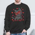 Cute Kitten Vday For Kitty Lovers Cat Valentines Day Sweatshirt Gifts for Old Men