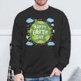Cute Planet Earth Saying Happy Earth Day 2024 Sweatshirt Gifts for Old Men