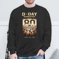 D-Day 80Th Anniversary Normandy Beach Landing Commemorative Sweatshirt Gifts for Old Men