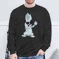 Dabbing Easter Bunny Easter Dab Dance Easter Bunny Sweatshirt Geschenke für alte Männer