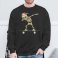 Dabbing Skeleton Skater Black Sweatshirt Geschenke für alte Männer