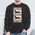 Dachshund Online Dog Owners S Sweatshirt Geschenke für alte Männer