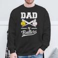 Dad Of Ballers Dad Of Baseball And Softball Player For Dad Sweatshirt Gifts for Old Men
