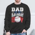 Dad Baseball Birthday Boy Family Baller B-Day Party Sweatshirt Gifts for Old Men