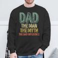 Dad The Man The Myth The Bad Influence Father's Day Sweatshirt Gifts for Old Men