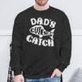 Dad's Cutest Catch Fishing Daddy Son Matching Fathers Day Sweatshirt Gifts for Old Men