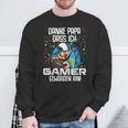 Danke Papa Dass Ich Gamer Geworden Bin Zocken Gaming Sweatshirt Geschenke für alte Männer